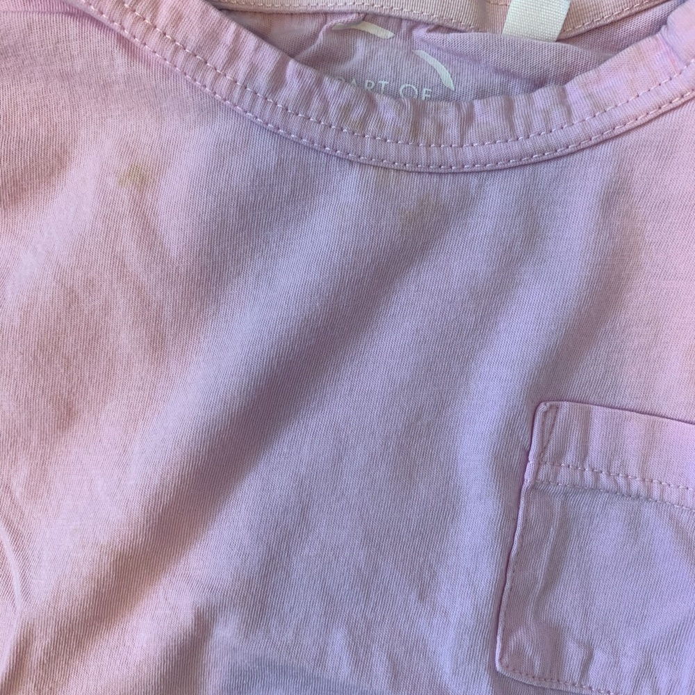 Pink baby t shirt